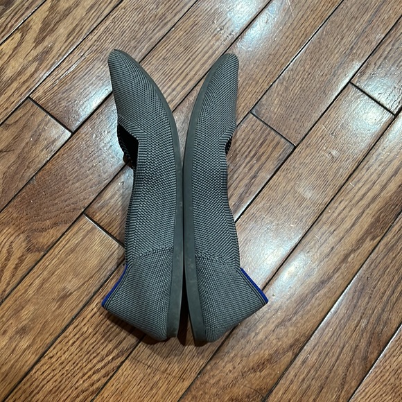 • Rothy’s • The Point Ballet Flats Cloud Gray Birdseye 6 Womens - Picture 4 of 5